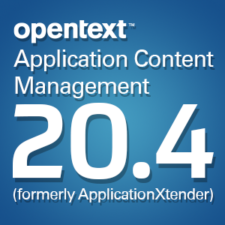 OpenText Application Content Management (formerly ApplicationXtender) 20.4